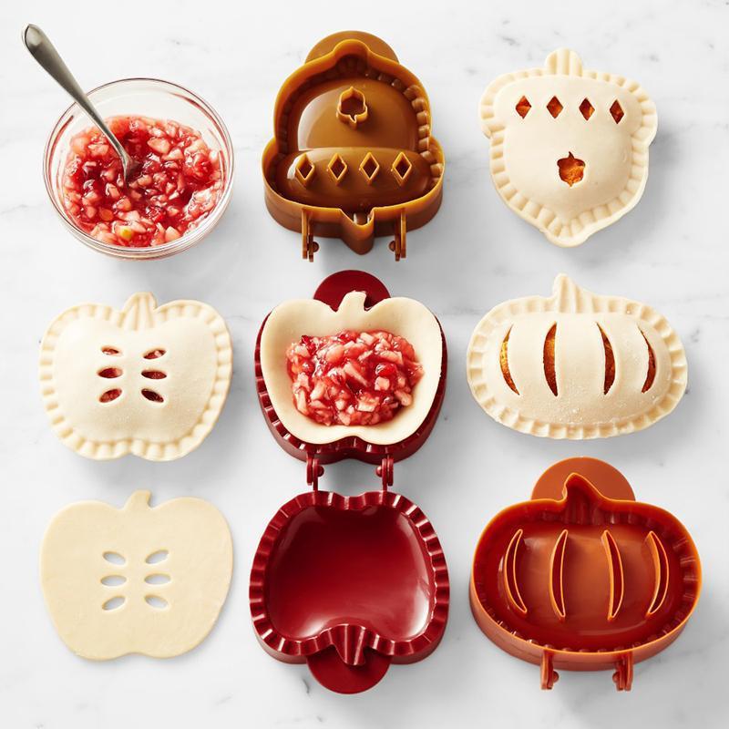 Fall Hand Pie Molds Set – 3-Piece Christmas Baking Tools for Festive Kitchen Fun