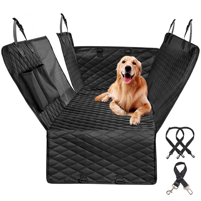 Waterproof Pet Car Seat Cushion with Built-In Travel Toilet – Stress-Free Road Trips for Dogs