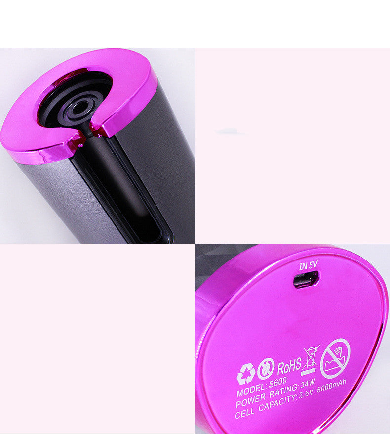 Portable Hair Curler Rotating & Curly Waves