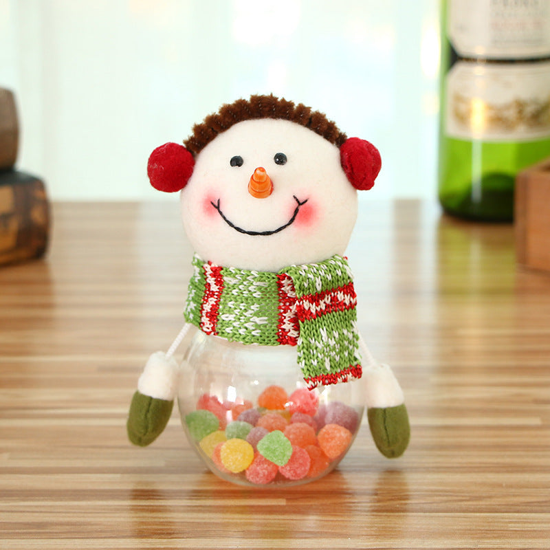 Christmas Candy Jar & Santa Gift Box – Sweet Storage Bottle for Kids Holiday Treats & Décor