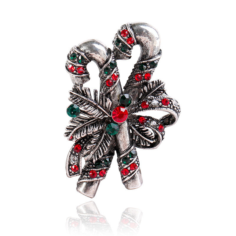 Festive Christmas Suit Pin Brooch – Elegant Holiday Accessory for Seasonal Style & Gifting
