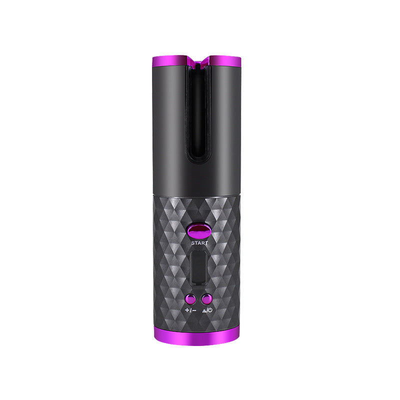 Portable Hair Curler Rotating & Curly Waves