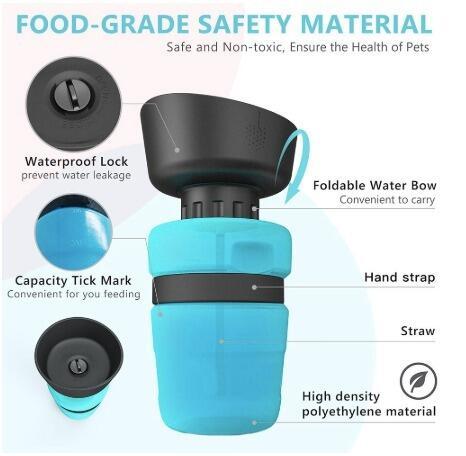 Portable Dog Water Bottle Perfect for Outdoor Adventures