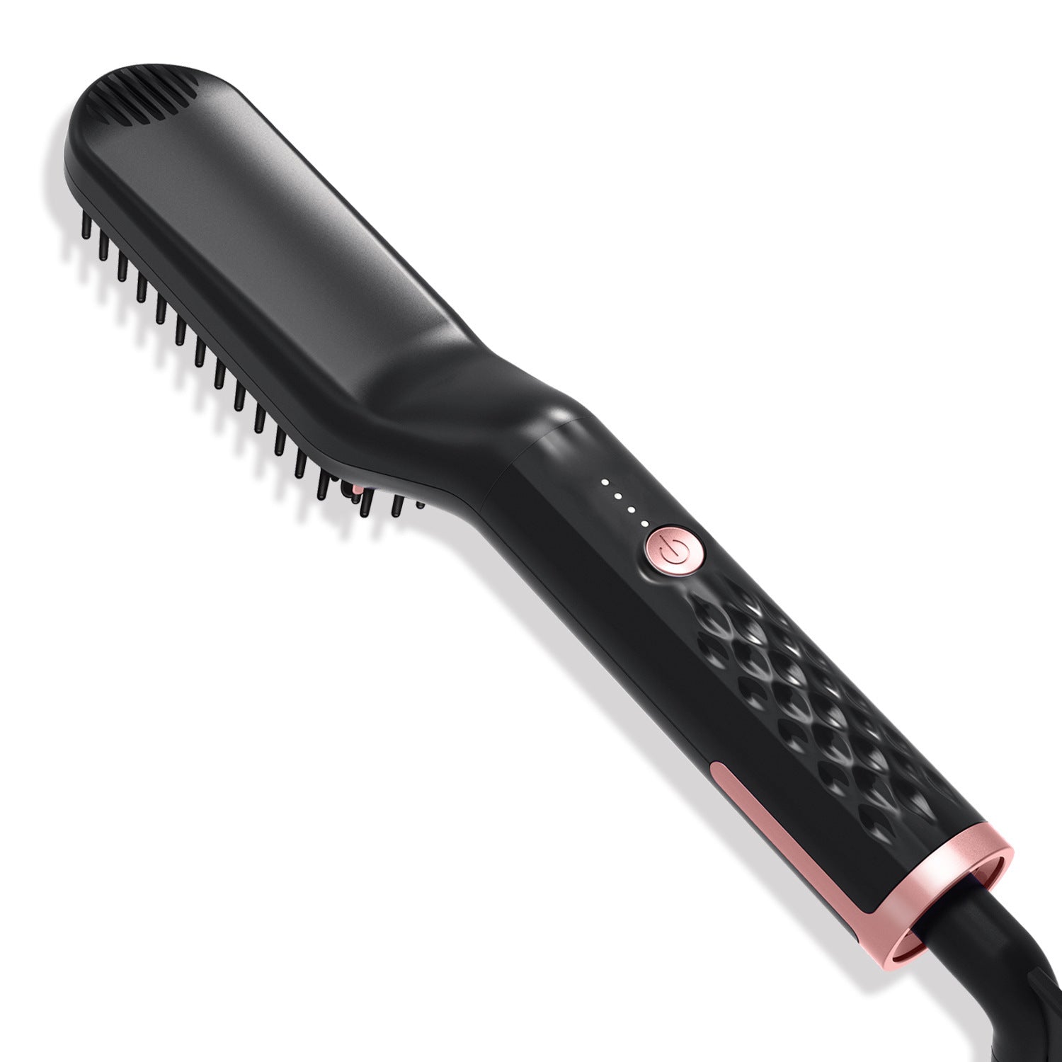 2-in-1 Electric Hair & Beard Straightener – Fast Heating Ionic Comb for Smooth Styling