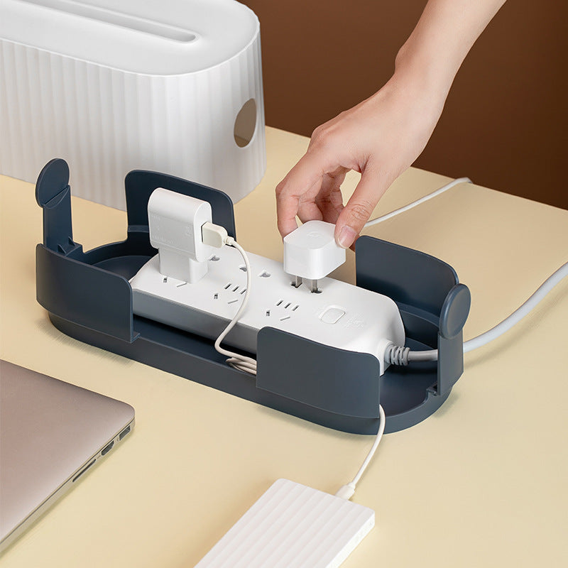 Power Strip Cable Storage Box - Dustproof Organizer