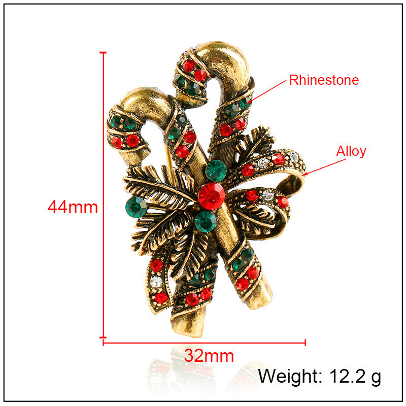 Festive Christmas Suit Pin Brooch – Elegant Holiday Accessory for Seasonal Style & Gifting