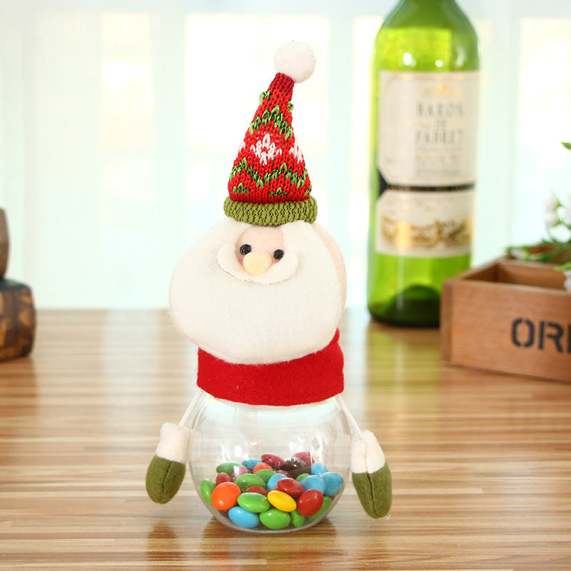 Christmas Candy Jar & Santa Gift Box – Sweet Storage Bottle for Kids Holiday Treats & Décor