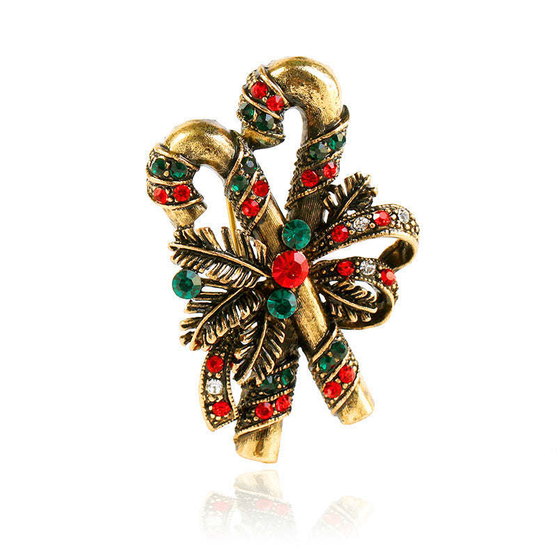 Festive Christmas Suit Pin Brooch – Elegant Holiday Accessory for Seasonal Style & Gifting