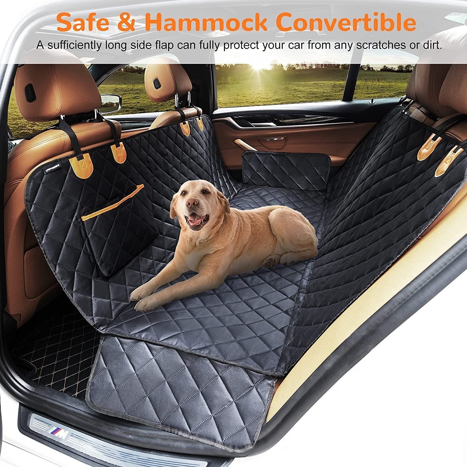 Waterproof Pet Car Seat Cushion with Built-In Travel Toilet – Stress-Free Road Trips for Dogs
