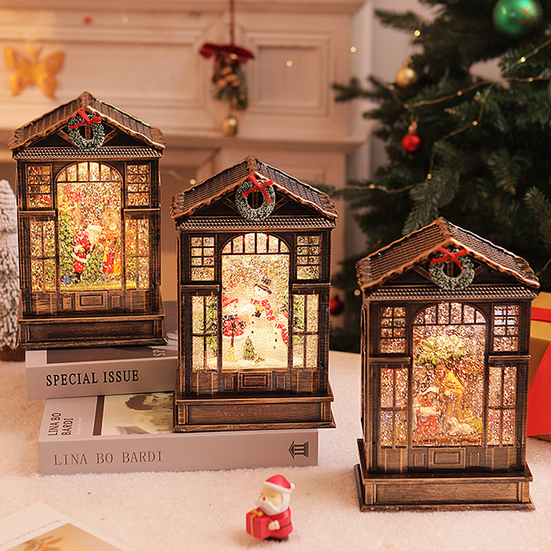 Magical Christmas LED Music Box – Crystal Lamp & Night Light Gift