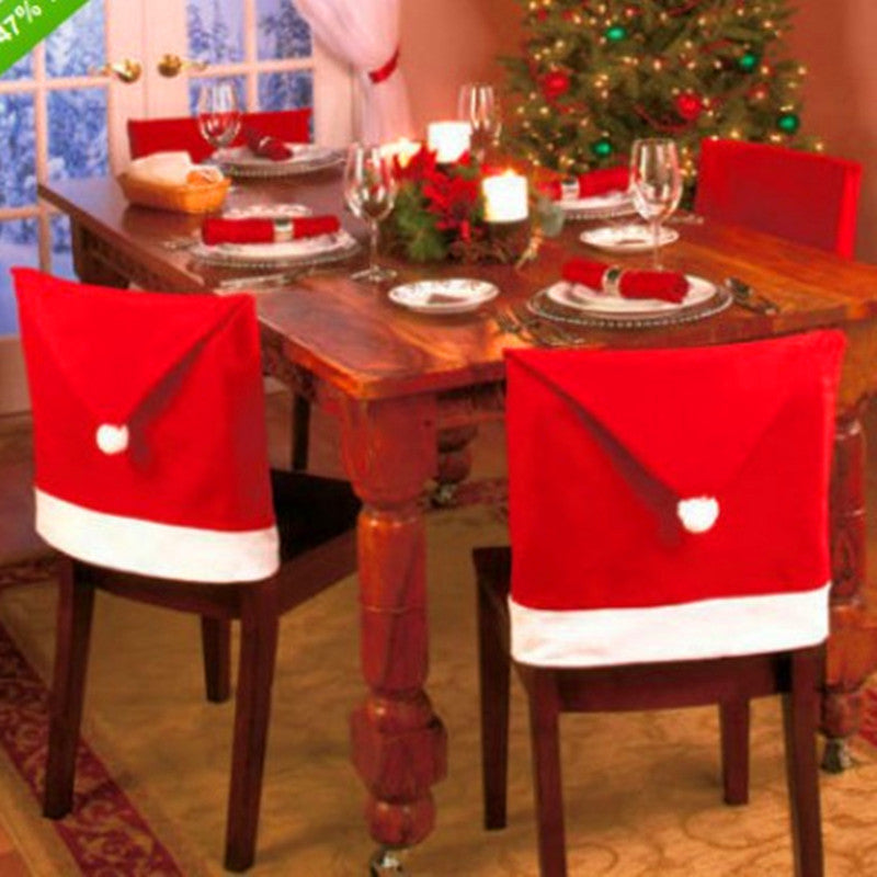 Premium Christmas Chair Set & Table Decor – Bulk Holiday Hats & Festive Goods for Celebrations