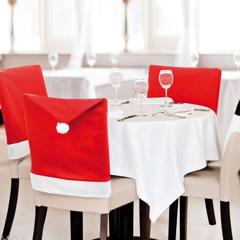 Premium Christmas Chair Set & Table Decor – Bulk Holiday Hats & Festive Goods for Celebrations