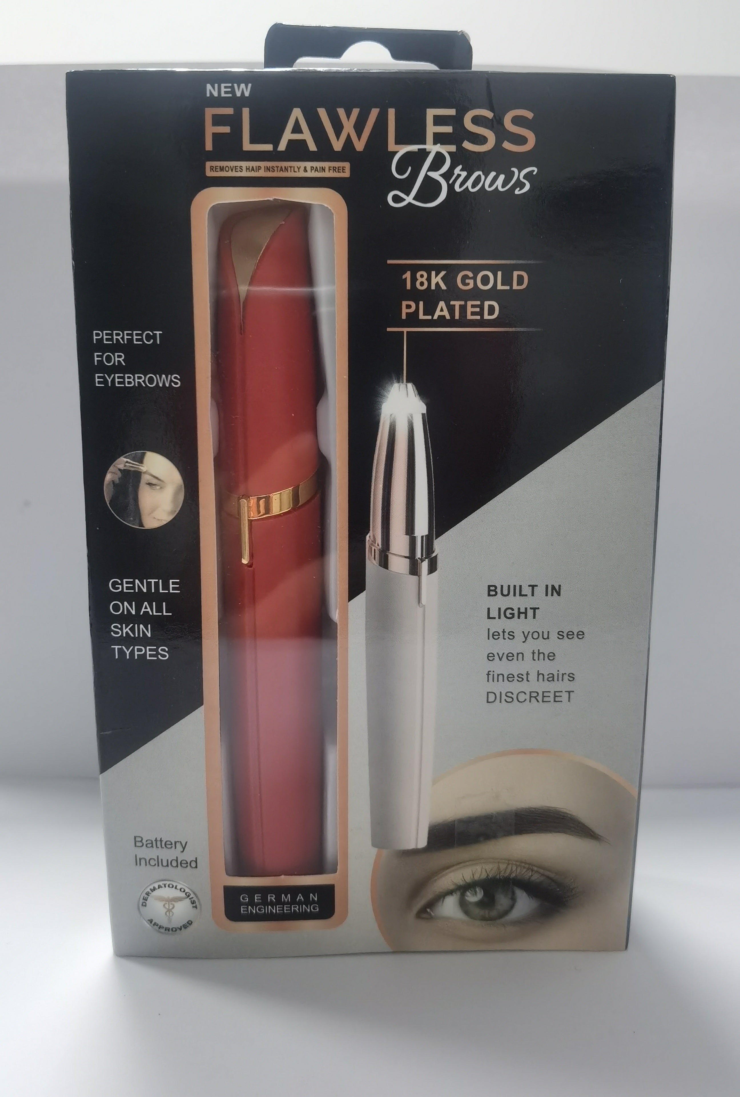 Mini Electric Eyebrow Trimmer – Painless & Precise