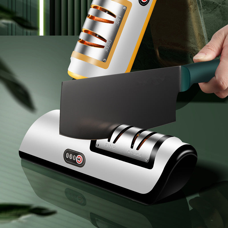 Electric Knife & Scissors Sharpener – Rechargeable Gadget