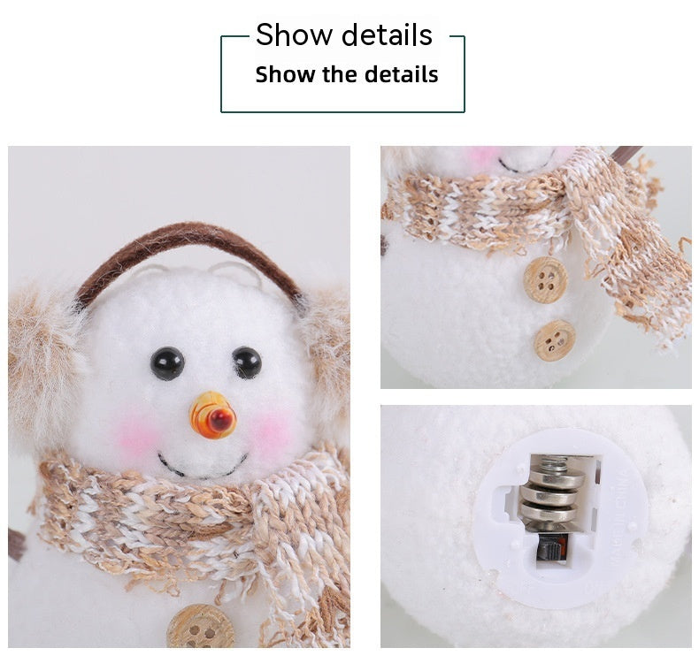 Christmas Luminous Ice Man Ornaments – Magical Glow for Festive Cheer