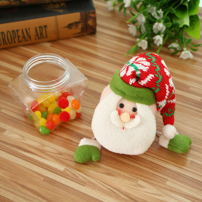 Christmas Candy Jar & Santa Gift Box – Sweet Storage Bottle for Kids Holiday Treats & Décor