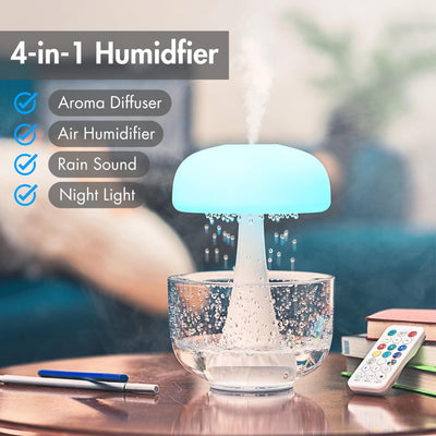 Jellyfish Humidifier Soothing Light & Ultrasonic Diffusion