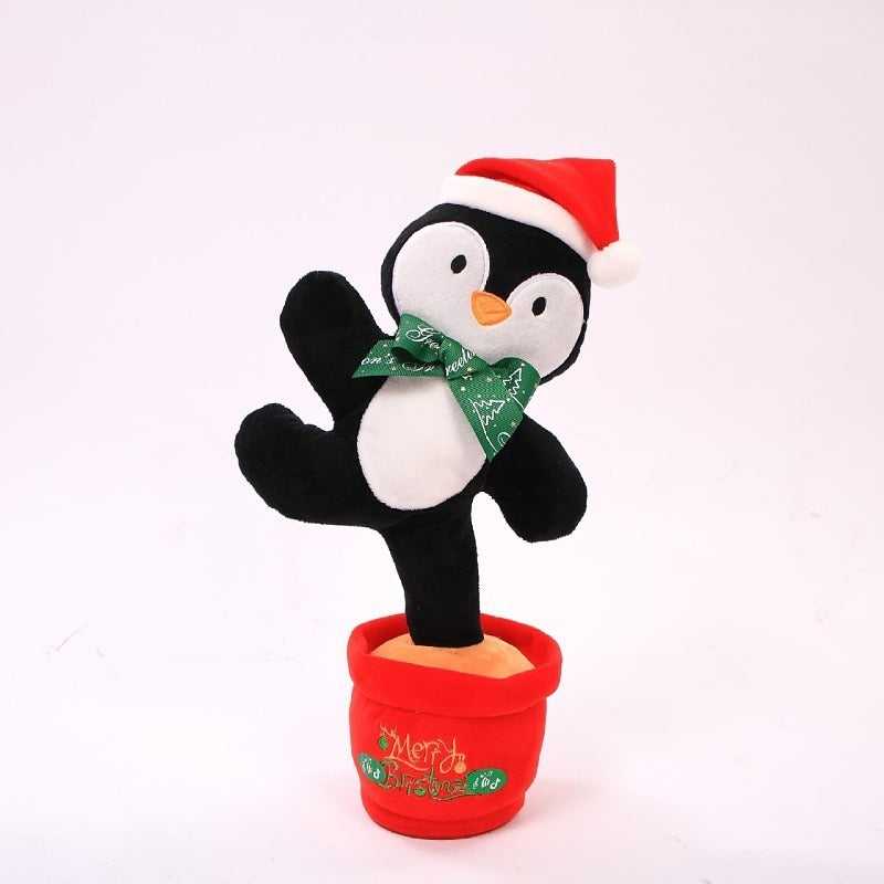 Dancing Talking Christmas Tree Toy – Singing Plush with Lights & Voice Repeat