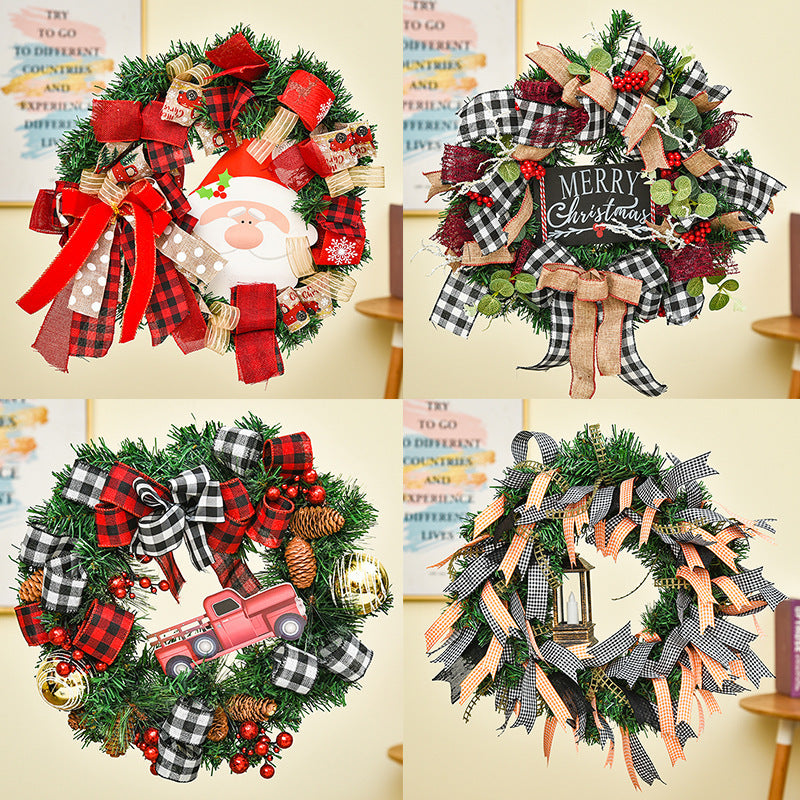Enchant Your Christmas Venue with Tengtian Wreaths, Garlands & Door Decor for a Magical Holiday Experience