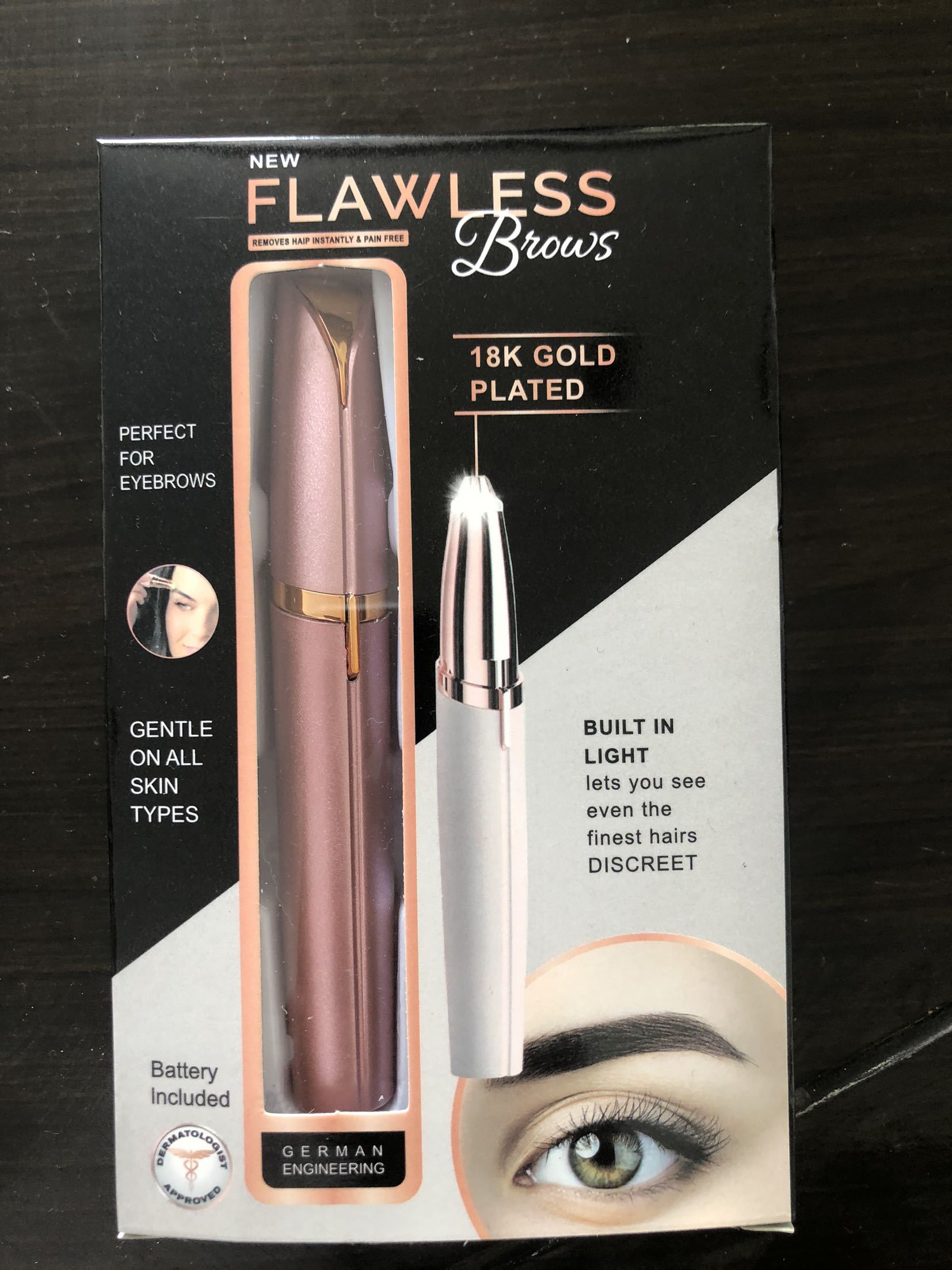 Mini Electric Eyebrow Trimmer – Painless & Precise