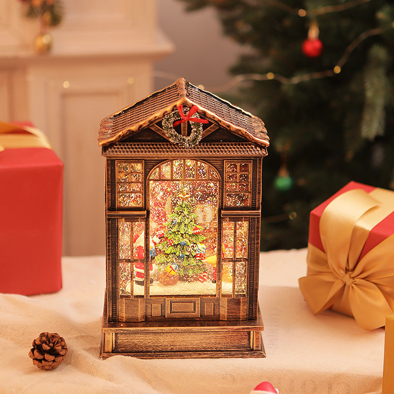 Magical Christmas LED Music Box – Crystal Lamp & Night Light Gift