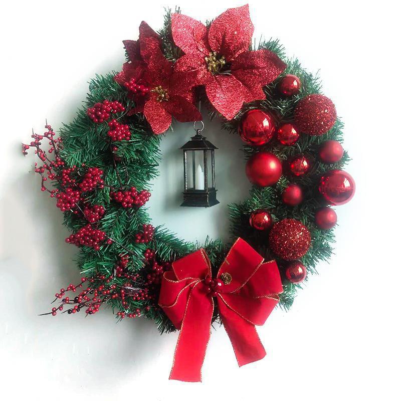 Enchant Your Christmas Venue with Tengtian Wreaths, Garlands & Door Decor for a Magical Holiday Experience