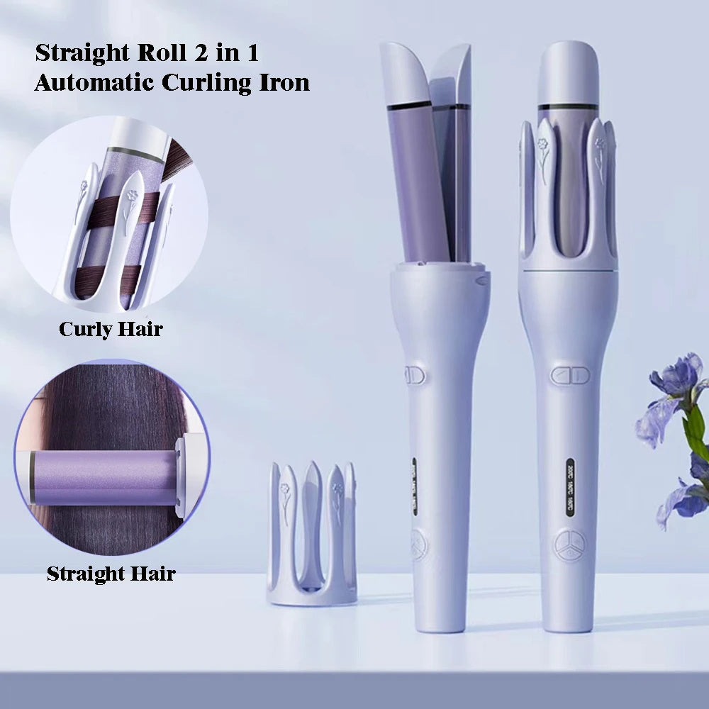 Rotating Magic Curler Negative Ion Ceramic Hair Styler