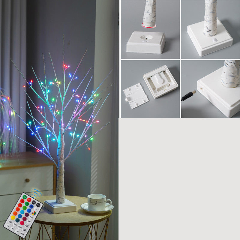 Light Up Your Home with LED Willow Lamps – Elegant Christmas Party Scene Decorations for a Magical Ambience