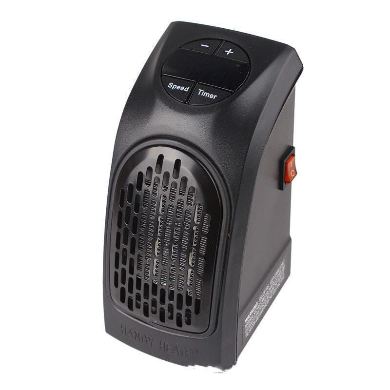 Portable Electric Heater for Home, Office, and Camping: Mini Ceramic Fan Heater with Thermostat and Overheat Protection