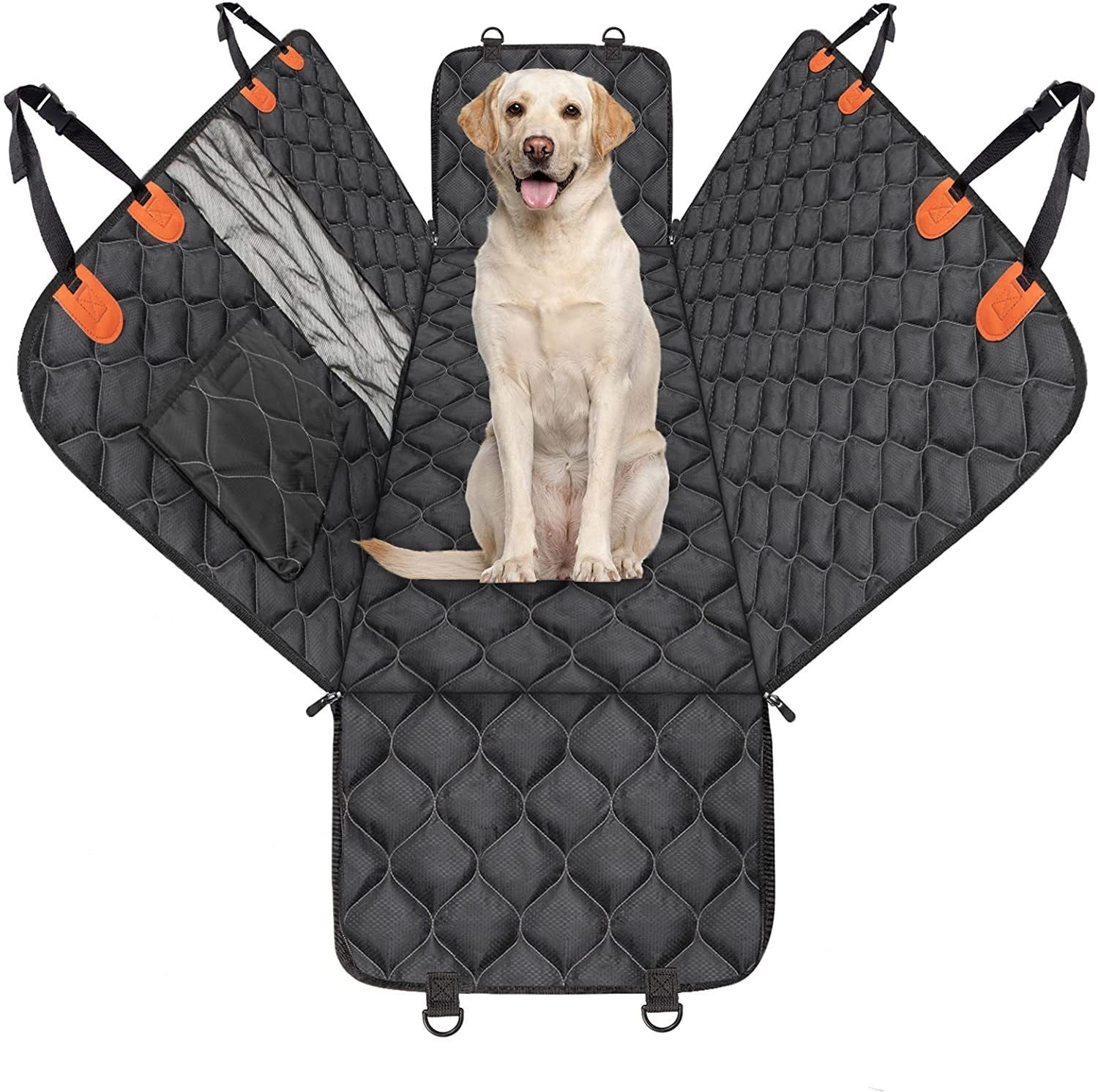 Waterproof Pet Car Seat Cushion with Built-In Travel Toilet – Stress-Free Road Trips for Dogs