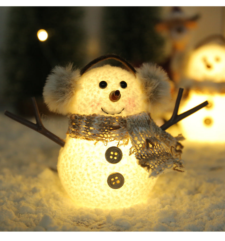 Christmas Luminous Ice Man Ornaments – Magical Glow for Festive Cheer