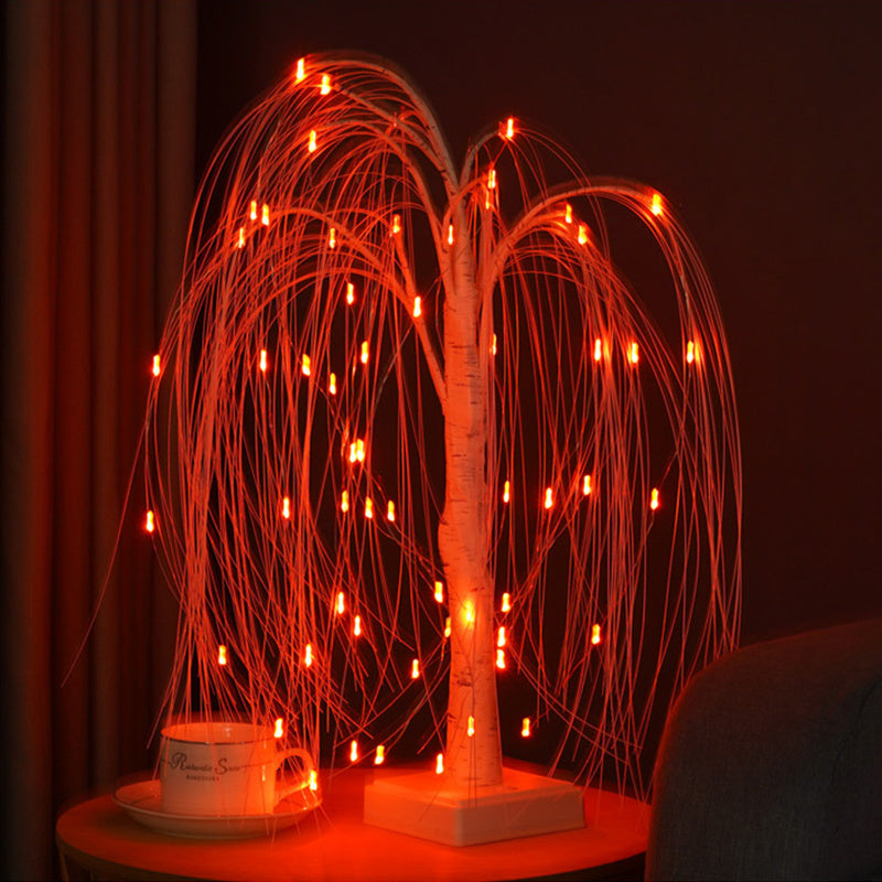 Light Up Your Home with LED Willow Lamps – Elegant Christmas Party Scene Decorations for a Magical Ambience