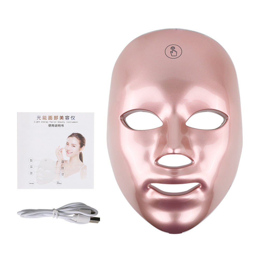 Touch Screen LED Photon Mask – 7-Color Light Therapy for Skin Rejuvenation & Glow