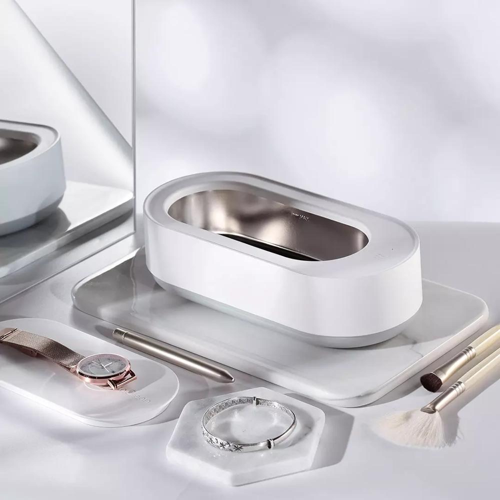 Best Ultrasonic Jewelry, Makeup & Eyeglass Cleaner | 700ml (24oz), 49kHz, 48W | Portable Ultrasonic Cleaner | High-Frequency Vibration, Digital Display, Non-Slip Stainless Steel Tank | Ideal for Jewelry, Dentures, Glasses, Makeup Products Coins & More