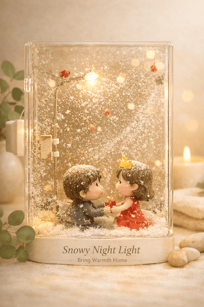 Magic Snowy Landscape Night Light – DIY Christmas Street Light Decor
