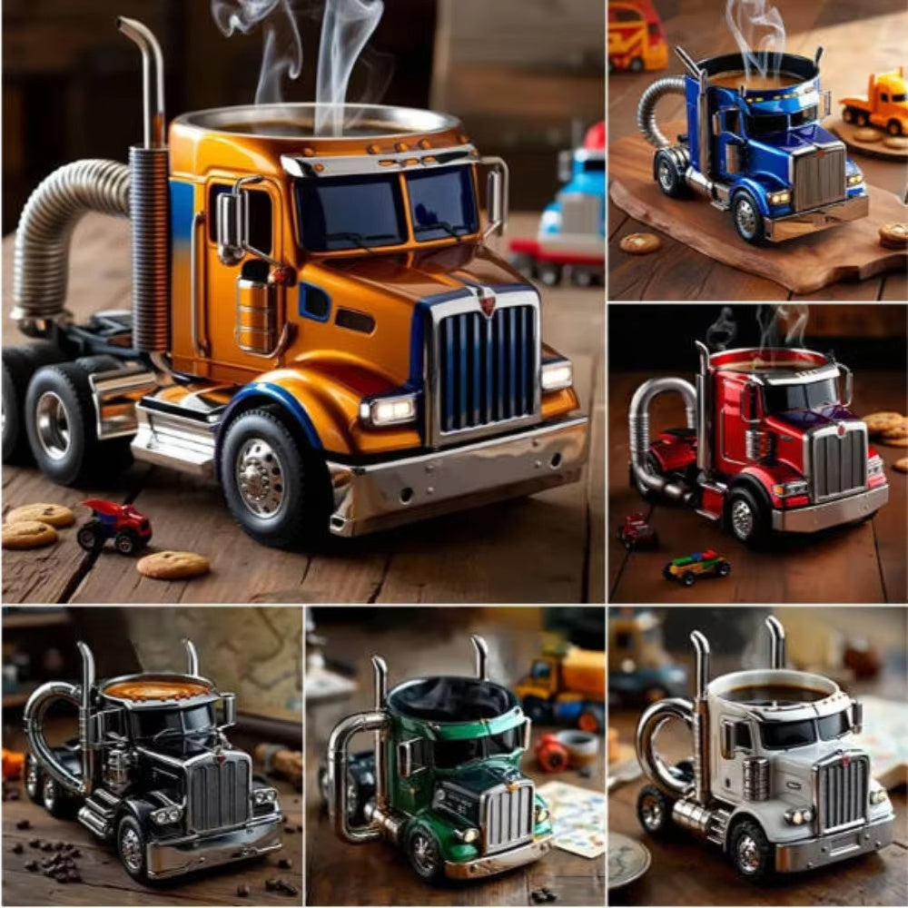 Custom Truck Coffee Mugs – Durable Mugs, Cups Coffee Mugs for Semi Drivers
