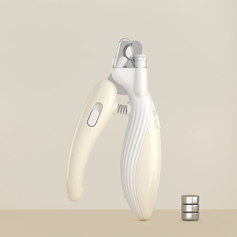 LED Pet Nail Grinder – Electric Clippers for Dogs & Cats, Low Noise & Rechargeable in skin color