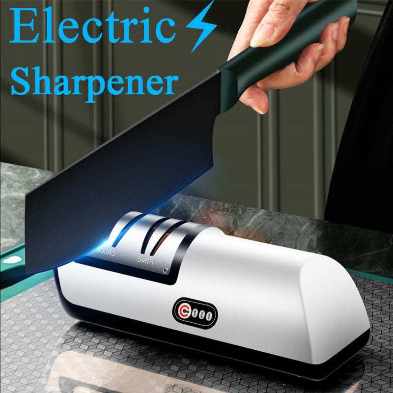 Electric Knife & Scissors Sharpener – Rechargeable Gadget