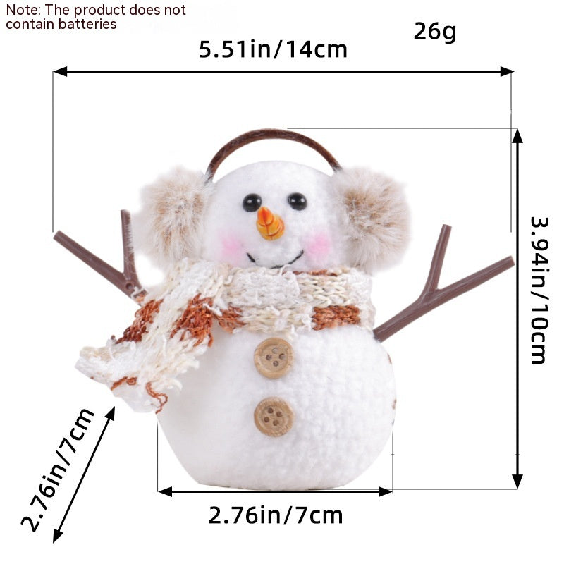 Christmas Luminous Ice Man Ornaments – Magical Glow for Festive Cheer