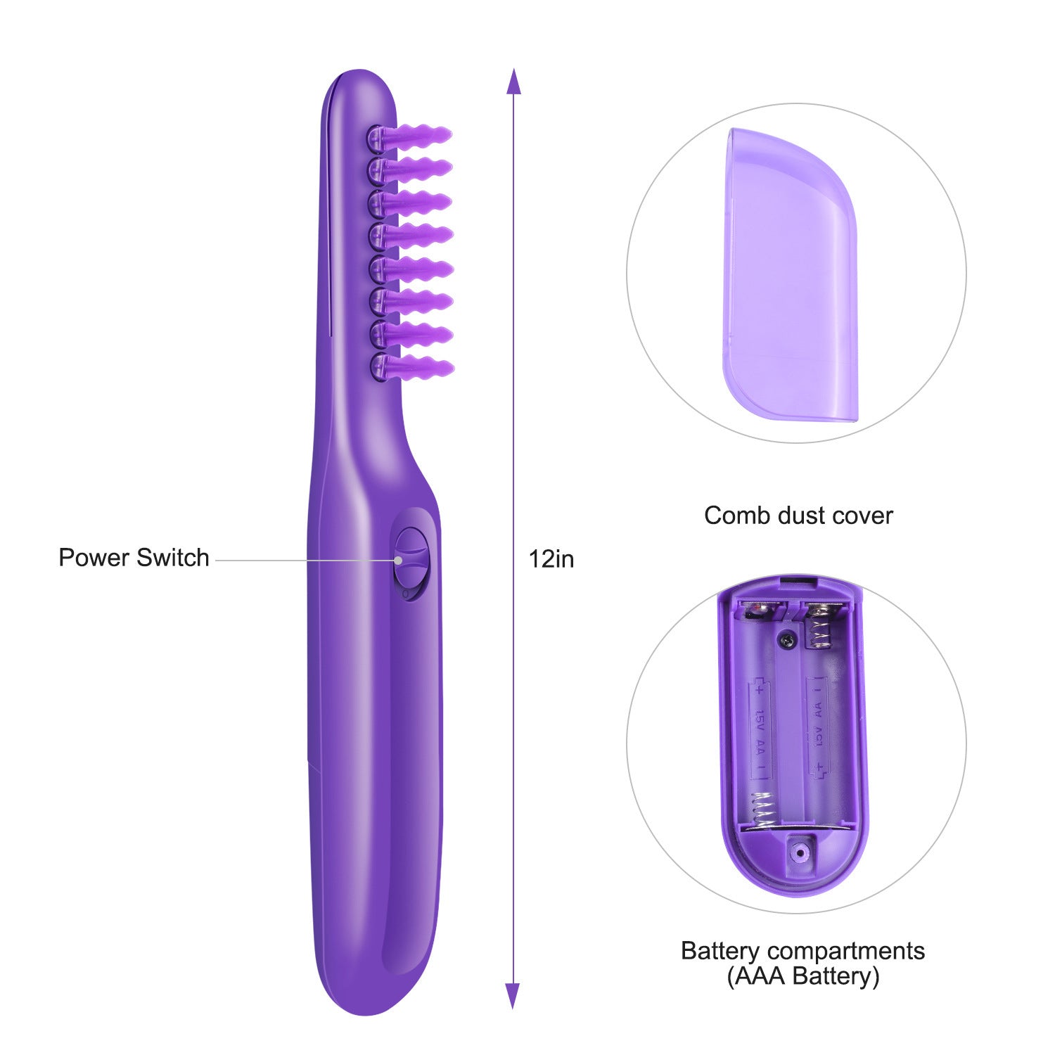 Electric Detangling Scalp Massage Hair Brush