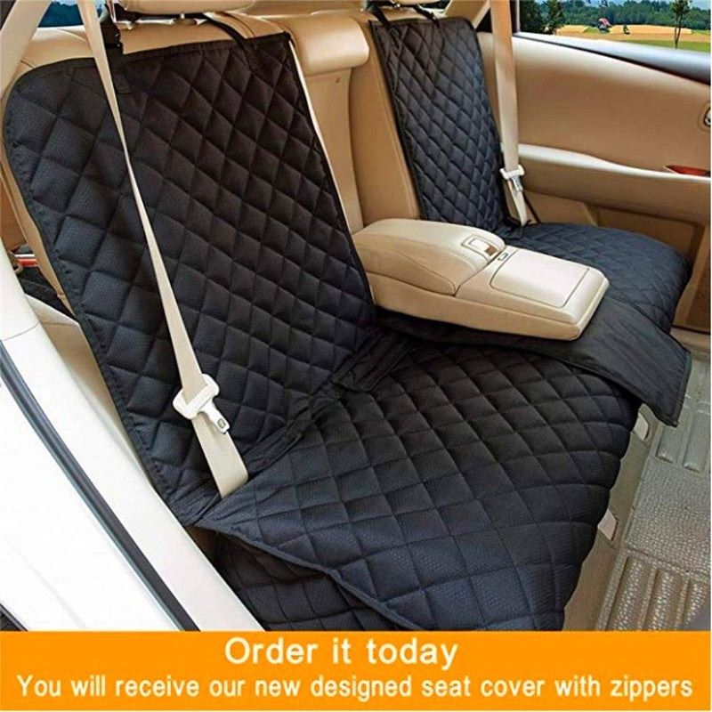 Waterproof Pet Car Seat Cushion with Built-In Travel Toilet – Stress-Free Road Trips for Dogs