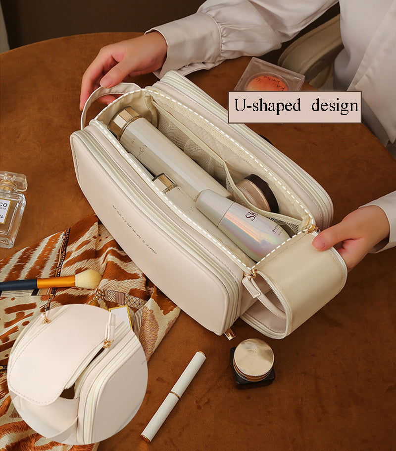 Portable Cosmetic Bag-Layer Storage