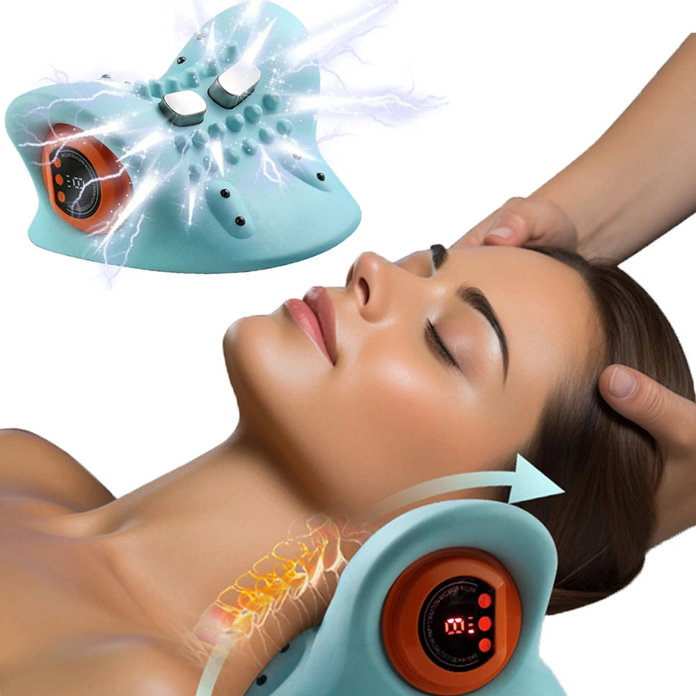 Portable Neck & Head Massager Traction & Relief