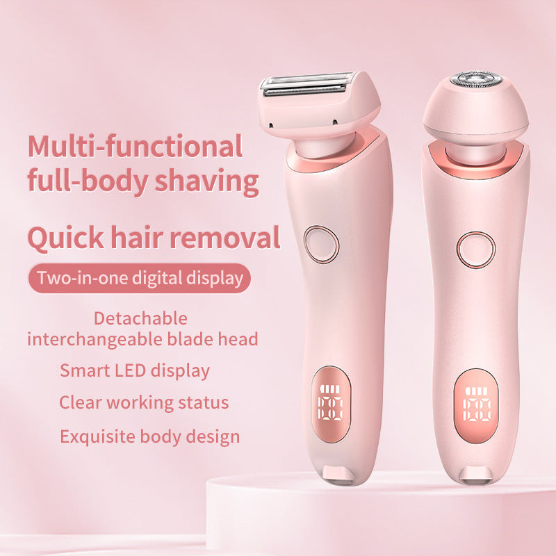 2-in-1 Hair Removal Epilator USB Rechargeable Trimmer