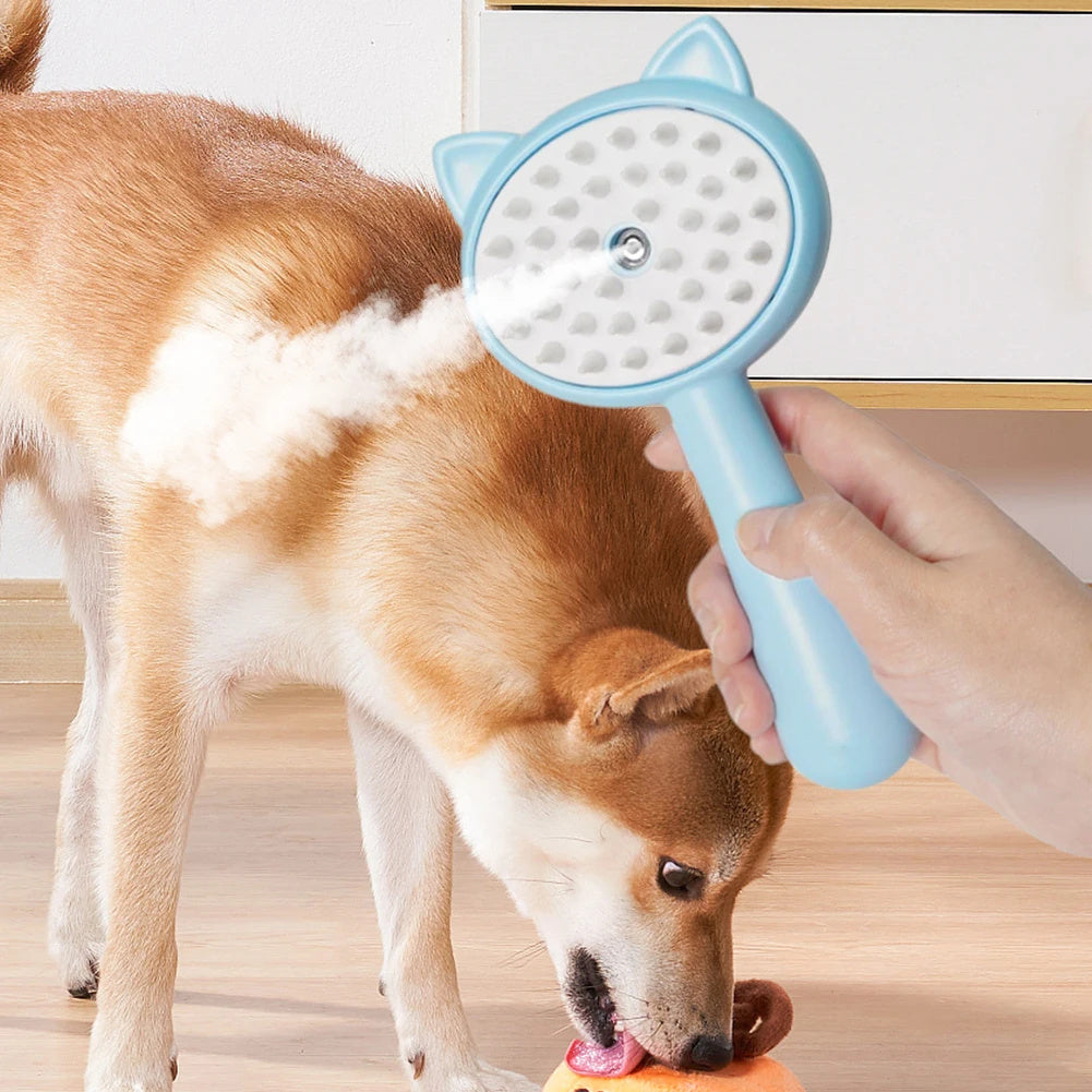 Hair Cleaning Brush with Mist Multifunctional Pet Grooming Tool