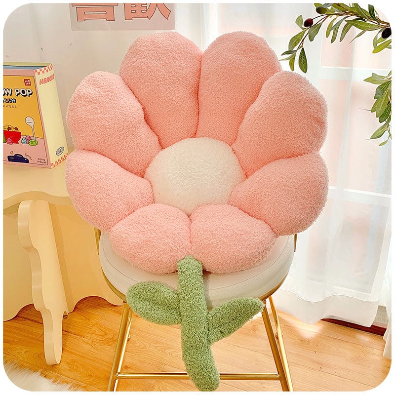 Flower Seat Cushion Lumbar Support Chair