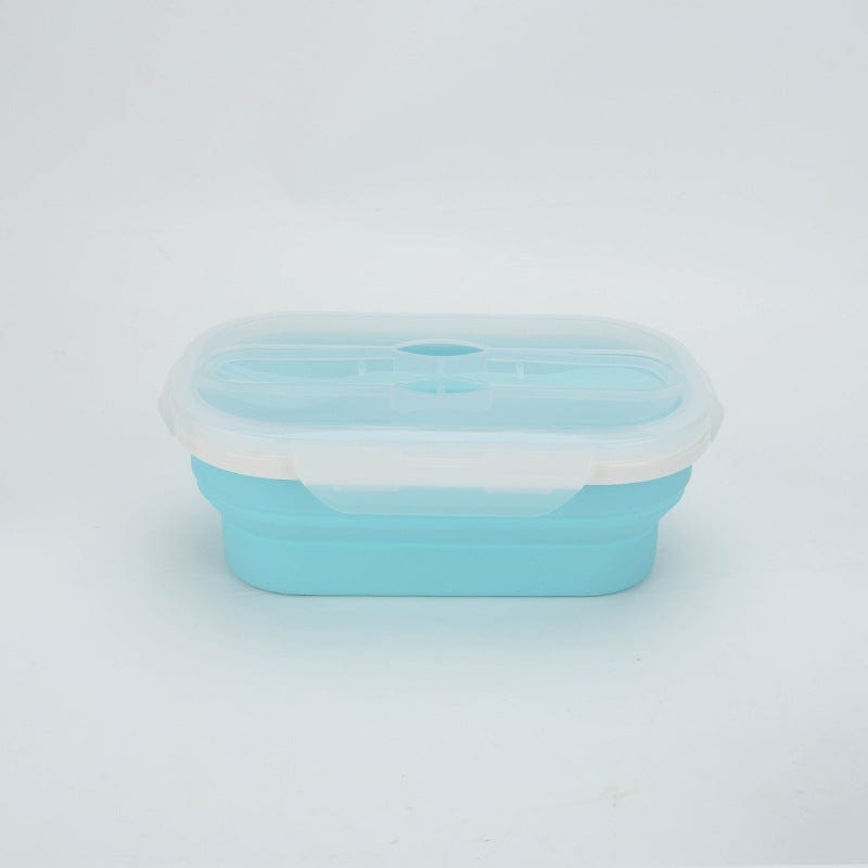 Sprout Health 0 Blue / Lunch box Portable foldable silicone lunch box