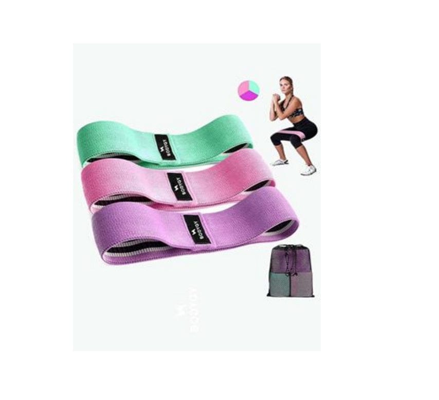 Sprout Health 0 Booty / Set / Q1 Elastic Hip Circle Resistance Band for Squats & Yoga