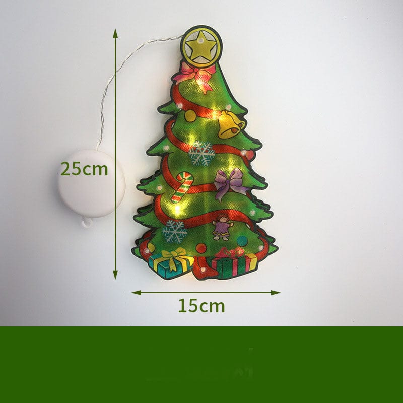 Sprout Health 0 Christmas Tree / 1PC "LED Suction Cup Window Hanging Lights - Christmas Decoration