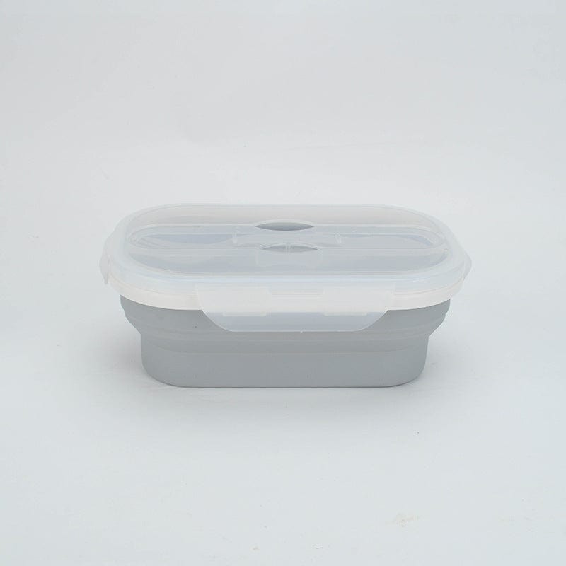 Sprout Health 0 Grey / Lunch box Portable foldable silicone lunch box